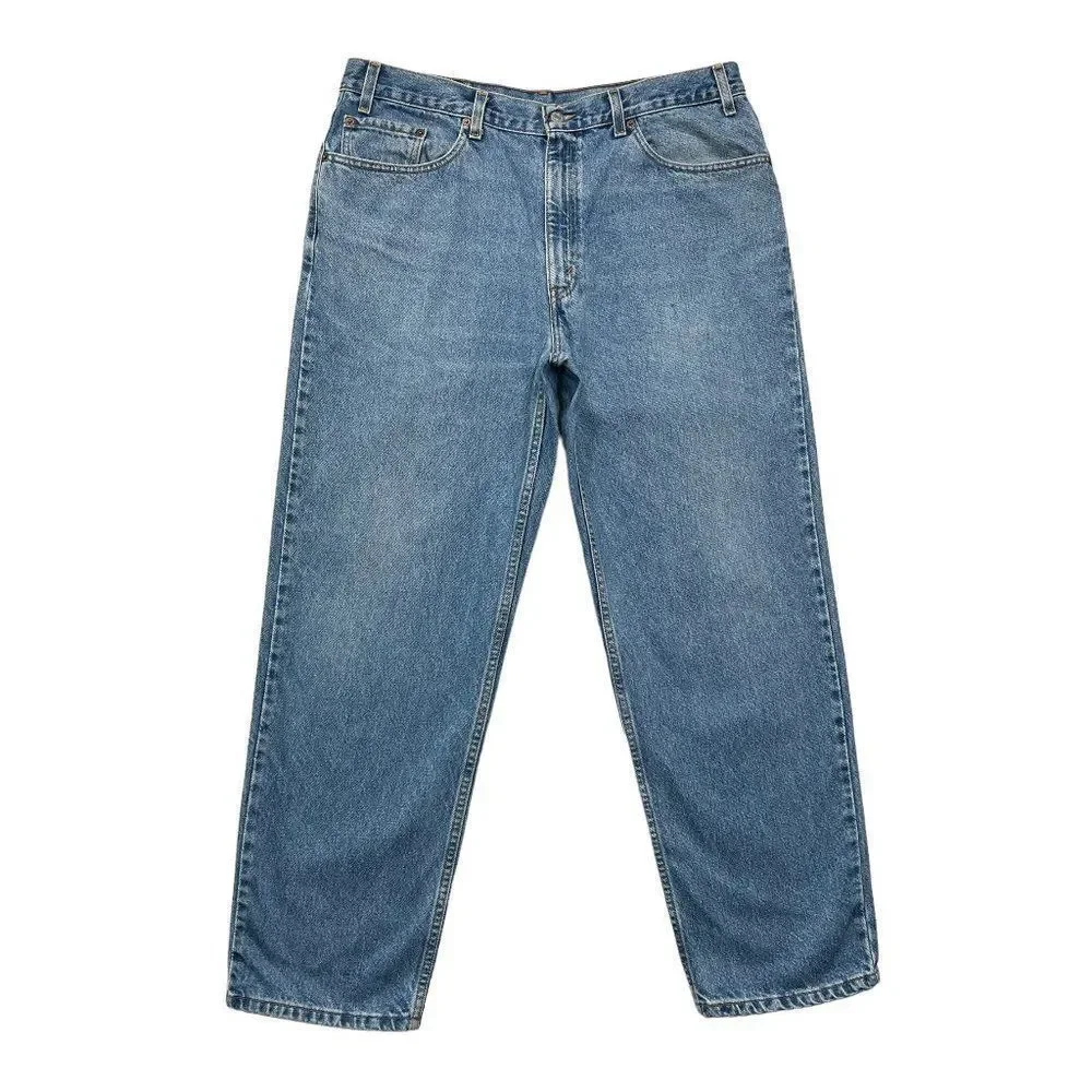 Levi’s Jeans Vintage 2001 Men’s‎ 38x30 Relaxed Fit Straight Leg Blue Heavy Denim